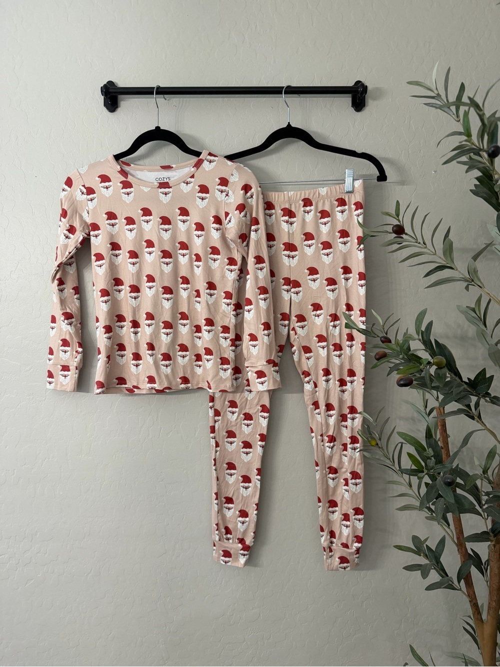 Cozys Christmas Santa Bamboo Pajama Set